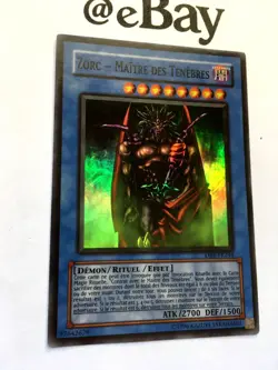 YUGIOH - ZORC - MAITRE DES TENEBRES - DR1-FR244 - SUPER RARE NM DARK REVELATION - Image 2