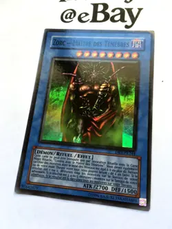 YUGIOH - ZORC - MAITRE DES TENEBRES - DR1-FR244 - SUPER RARE NM DARK REVELATION - Image 3
