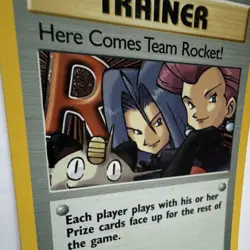 Team Rocket Here Comes Team Rocket! 15/82 1st Edition Trainer Rare English 1999 - Image 2