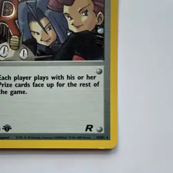 Team Rocket Here Comes Team Rocket! 15/82 1st Edition Trainer Rare English 1999 - Image 3