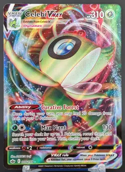 Pokemon Celebi VMAX #008/198 English Chilling Reign Ultra Rare - Image 1