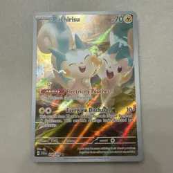 Pachirisu 208/198 Pokemon Scarlet & Violet Illustration Rare - Image 1