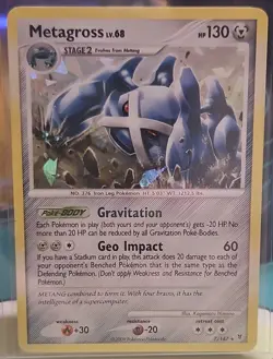 Pokemon Metagross 7/147 Supreme Victors Holo Rare English 2009 HP 130 Iron Leg - Image 1