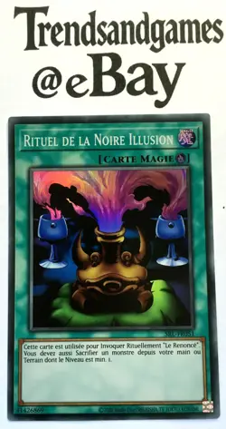 YUGIOH - RITUEL DE LA NOIRE ILLUSION - SRL-FR076 - SUPER RARE - EXCELLENT - FR - Image 1