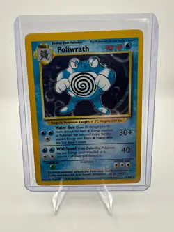 Pokemon 1999 Poliwrath 13/102 Holo Rare - Image 1