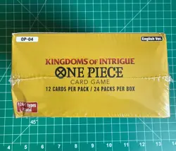 Bandai One Piece Card Game OP-04 Kingdoms of Intrigue Eng Booster Box *DAMAGED* - Image 3