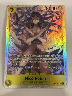 Nico Robin EB03-055 Heroines Edition One Piece TCG SR - Image 1