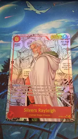 Silvers Rayleigh OP08-118 Manga SEC Two Legends ONE PIECE Card - English - Image 2