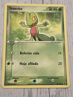 SPANISH Treecko 76/109 EX Ruby Sapphire Pokemon Card - Image 1