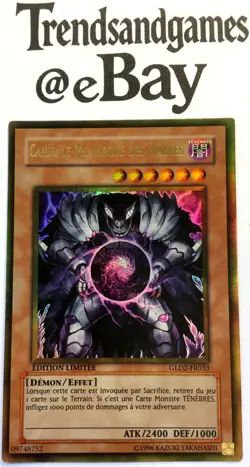 YUGIOH - CAIUS LE MONARQUE DES OMBRES - GLD2-FR033 - EDITION LIMITEE - GOLD - NM - Image 1