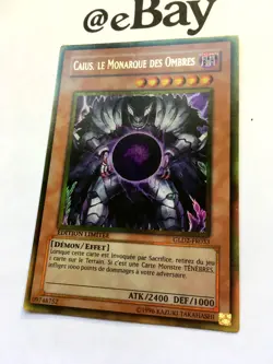 YUGIOH - CAIUS LE MONARQUE DES OMBRES - GLD2-FR033 - EDITION LIMITEE - GOLD - NM - Image 3