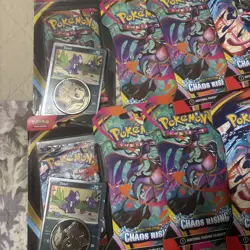 Pokemon Chaos Rising Mega Evolution Cards BUNDLE DEAL !! 16 Packs Total - Image 3
