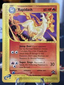 Pokemon TCG Rapidash - WOTC Black Star Promo 51 - 2002 Vintage Clean Card READ!! - Image 1