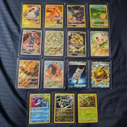 Pokemon TCG Lot of 15 Cards, IRs, Promos And A Few Extras, Most NM Besides A Few - Image 1