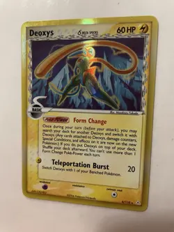 ✨ Pokemon Card Deoxys 6/110 Reverse Holo Foil EX Holon Phantoms EX 🧨 - Image 3
