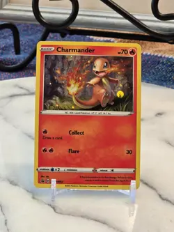 Pokemon TCG Charmander SWSH092 SWSH: Sword & Shield Promo Cards Holo LP - Image 1