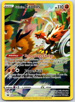 Galarian Zapdos Holo Promo SWSH: Sword & Shield Promo Cards SWSH283 NM - Image 1