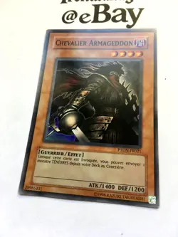 YUGIOH - CHEVALIER ARMAGEDDON - PTDN-FR021 - 1ere ED - SUPER RARE - EXCELLENT n2 - Image 3