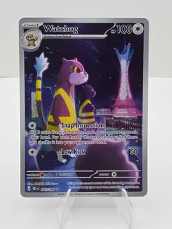 Watchog 2026 Pokemon Chaos Rising Illustration Rare IR Card 097/086 Near Mint - Image 1