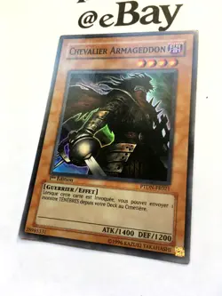 YUGIOH - CHEVALIER ARMAGEDDON - PTDN-FR021 - 1ere ED - SUPER RARE - EXCELLENT - Image 3