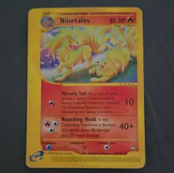 Pokemon Company Aquapolis Ninetales 025/147 2002 English E-Card Rare Regular - Image 1