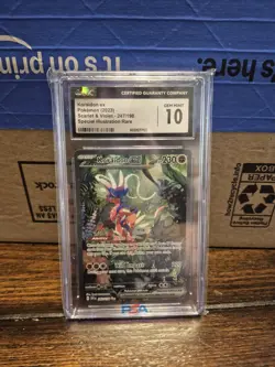 CGC 10 Koraidon ex Scarlet & Violet 247/198 Illustration Rare Pokemon Card - Image 1