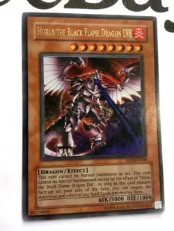 YUGIOH - SOD-EN008 - HORUS THE BLACK DRAGON LV8 - ULTRA RARE - Image 2