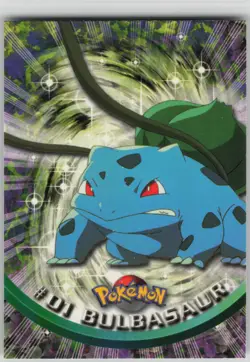 LP Bulbasaur #1 Topps Trading Cards Series 1 Pokemon 1999 - Image 1