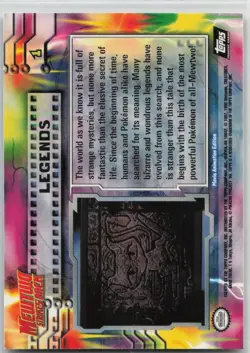 LP Legends #1 Topps The First Movie Trading Cards Pokemon 1999 - Image 2