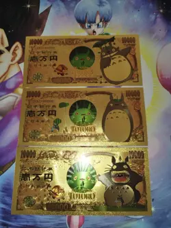 Billet Mon voisin Totoro Collector Gold card carte Ghibli Goodies Ticket banknot - Image 1