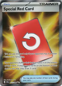 Special Red Card - Holo Ultra Rare ME04: Chaos Rising 113/086 NM - Image 1