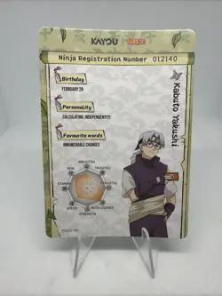 Naruto Kayou English Series 2 Card - Kabuto Yakushi - NRSA02-SR-004L2 - Image 2