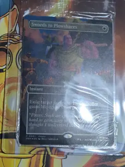 MTG Swords To Plowshares P 0001 PSA Thanos Promo Sealed Magic The Gathering - Image 2