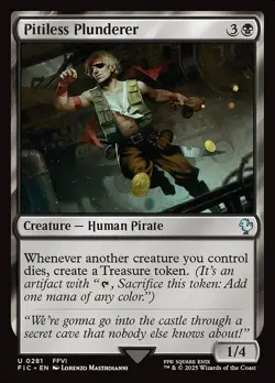 MTG PITILESS PLUNDERER 281 FOIL EXC - SURGE SACCHEGGIATORE IMPIETOSO - FIC EN - Image 1