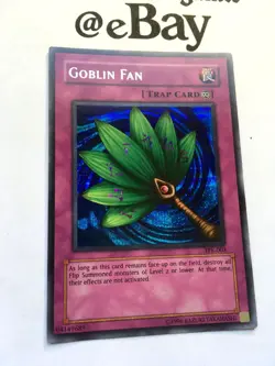 YUGIOH - GOBLIN FAN - TFK-003 - PRISMATIC RARE - NEAR MINT - Falsebound Kingdom - Image 2