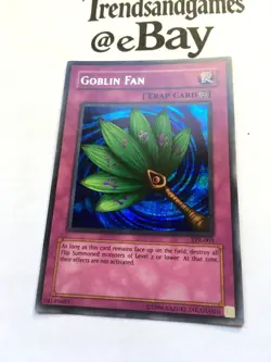 YUGIOH - GOBLIN FAN - TFK-003 - PRISMATIC RARE - NEAR MINT - Falsebound Kingdom - Image 3