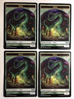 4x Mtg Ultimate Masters Ooze Token NM Magic The Gathering - Image 1
