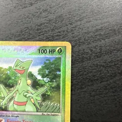 Sceptile 20/109 EX Ruby & Sapphire Reverse Holo Rare LP Pokemon Card - Image 3