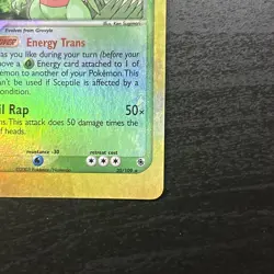 Sceptile 20/109 EX Ruby & Sapphire Reverse Holo Rare LP Pokemon Card - Image 4