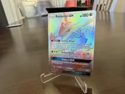 Rayquaza GX (Secret) 177/168 Sm-Celestial Storm Holo NM Pokemon Card - Image 3