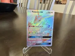 Rayquaza GX (Secret) 177/168 Sm-Celestial Storm Holo NM Pokemon Card - Image 5