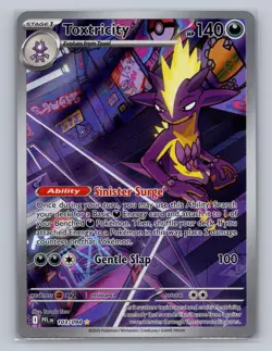 TOXTRICITY 103/094 ILLUSTRATION RARE PHANTASMAL FLAMES POKEMON Holo NM *4 - Image 1