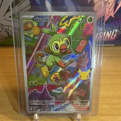 Pokemon TCG Grookey Promo Holo #052 English Basic HP 70 Attack 40 2026 - Image 1