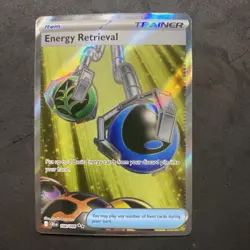 Pokemon Energy Retrieval Full Art Ultra Rare 108/086 Chaos Rising NM Pack Fresh - Image 1