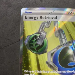 Pokemon Energy Retrieval Full Art Ultra Rare 108/086 Chaos Rising NM Pack Fresh - Image 3