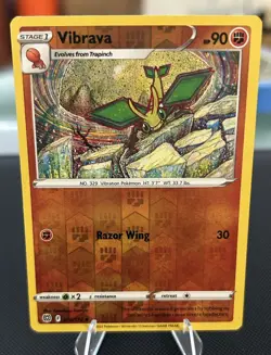 Pokemon TCG - 6x Tomokazu Komiya Reverse Holo Lot - Vibrava Sandile Toedscool + - Image 2