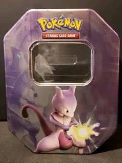 *EMPTY* POKEMON DIAMOND & PEARL MEWTWO LV X TIN - Image 1