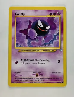 Gastly 2002 Pokemon Neo Destiny Unlimited Common #65/105 * Near Mint - Image 1
