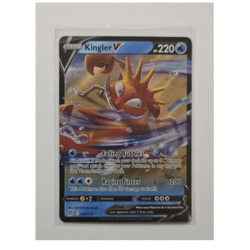 Pokemon TCG Kingler V Ultra Rare Holo 028/172 Brilliant Stars 220 NM/M - Image 1