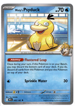 Misty's Psyduck - 045/182 - Pokemon Destined Rivals - Image 1
